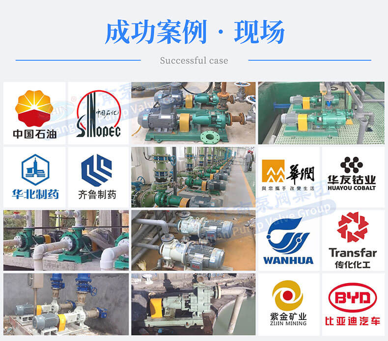 FMB耐腐耐磨砂漿泵成功案例